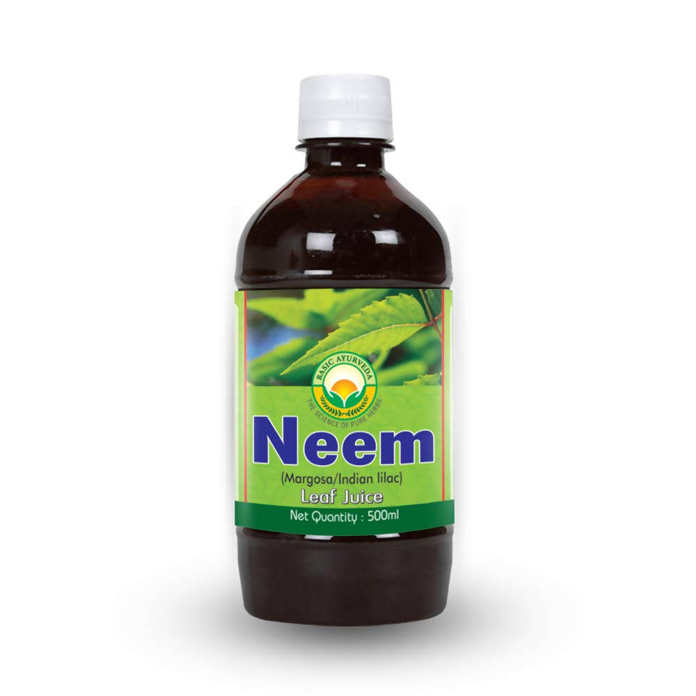 Basic Ayurveda Neem Leaf Margosa Juice - 500 ml image 4