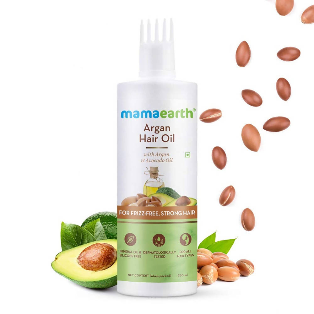 Mamaearth Argan Hair Oil with Argan Oil & Avocado Oil - 250 ml image 2