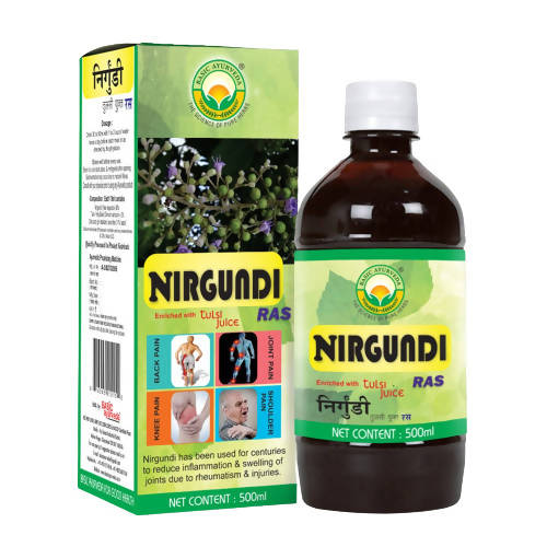Basic Ayurveda Nirgundi Ras, 500 ml – Herbal Liquid Formula with Nirgundi & Tulsi image 3