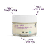 The Derma Co 1% Kojic + Arbutin Night Repair Face Serum Gel - 50 gms image 2