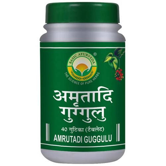 Basic Ayurveda Amrutadi Guggulu Tablets - 40 Tablets image 1