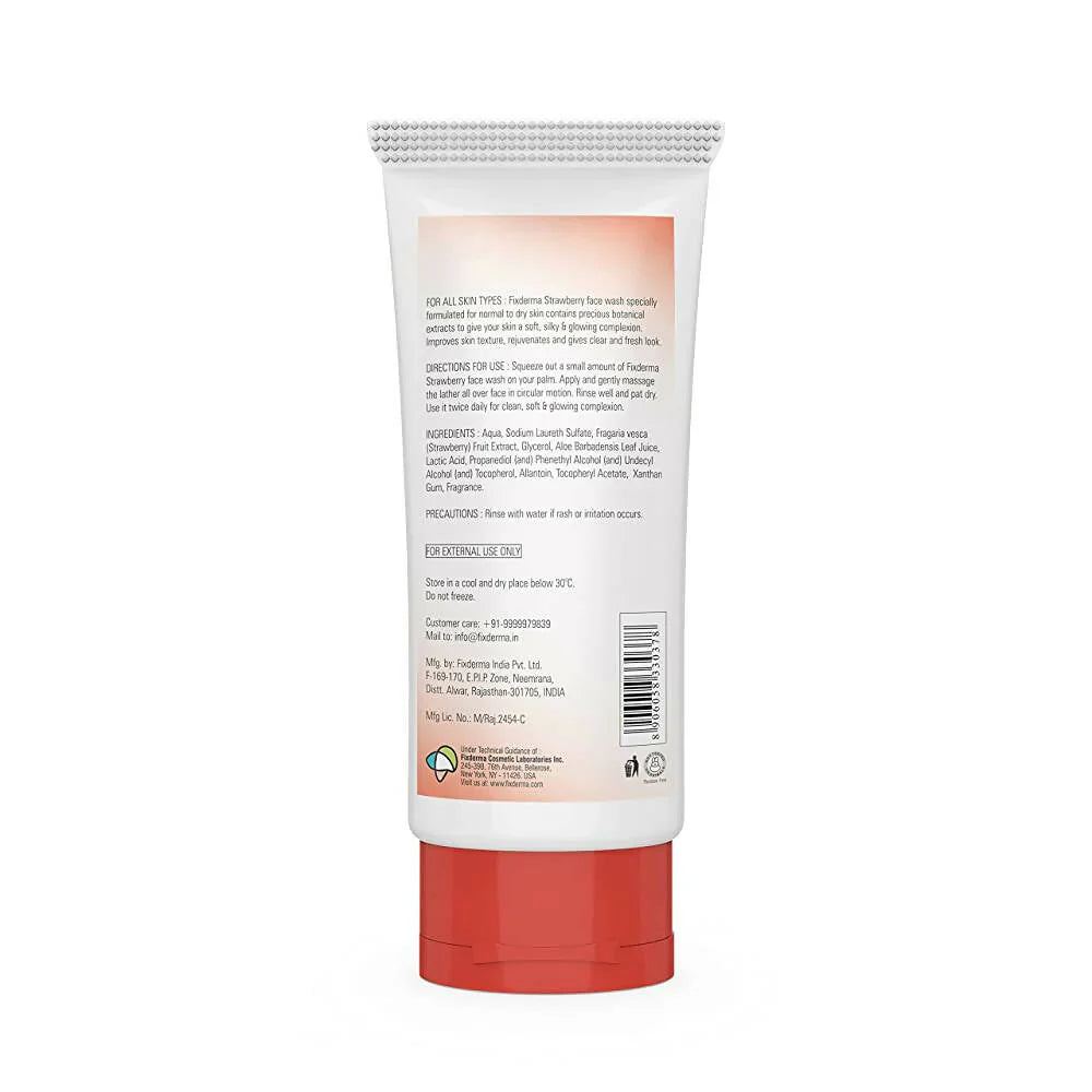 Fixderma Strawberry Face Wash -60 gm image 4