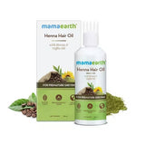 Mamaearth Henna Hair Oil with Henna & Coffee Oil Premature Greying - 150ml image 1