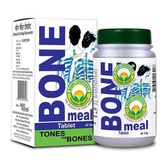 Basic Ayurveda Bone Meal Tablets - 40 Tablets image 1