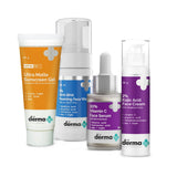 The Derma Co Brightening & Hydrating Skincare Kit – Cleanse, Nourish & Protect (200g) image 1