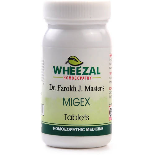 Wheezal Homeopathy Migex Tablets image 1