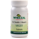 Wheezal Homeopathy Migex Tablets image 1