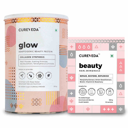 Cureveda Glow & Beauty Combo image 1