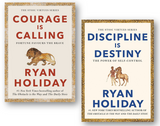Ryan Holiday- Courage Is Calling, Discipline Is Destiny 2 Books image 1