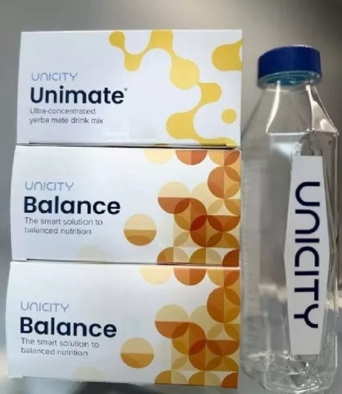 Unicity Unimate Lemon Ginger & Balance Powder Drink Mix Combo – 30 + 60 Pack image 2