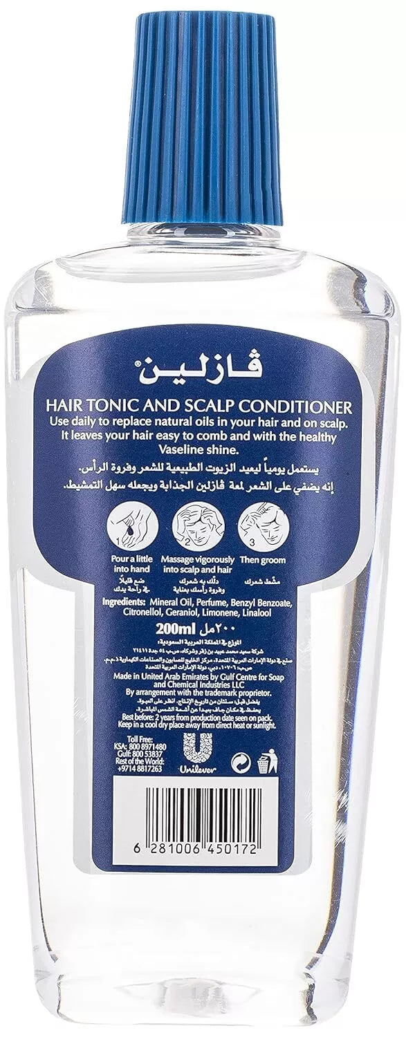 Vaseline Hair Tonic & Scalp Conditioner For Dry Hair (Rose), 200Ml... image 3