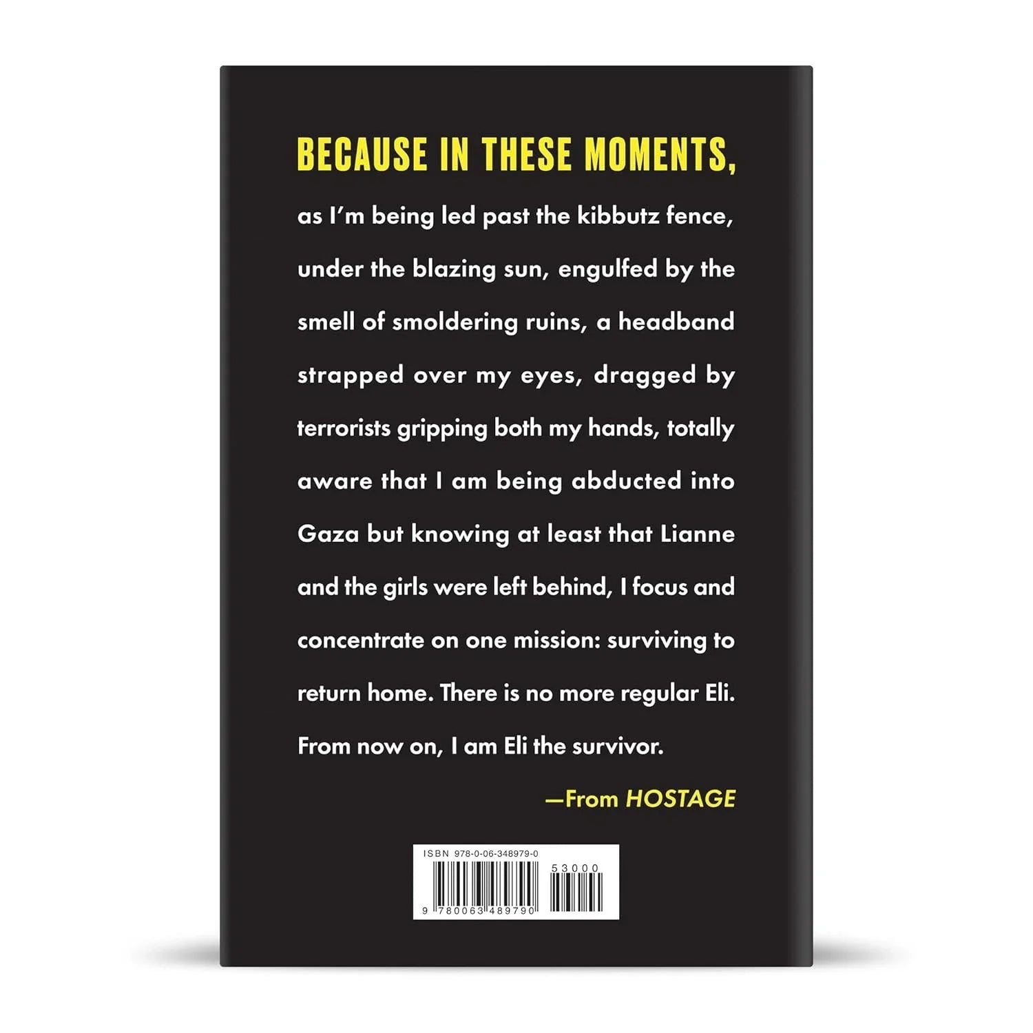 Hostage :- paperback image 2
