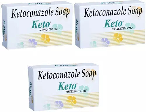 Keto Soap Bar 50g (Pack of 3) image 1