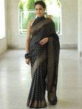 Traditional Banarasi Soft Silk Saree With Blouse 11-KT image 2