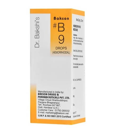 Bakson's Homeopathy B28 Drops (Weight) image 1