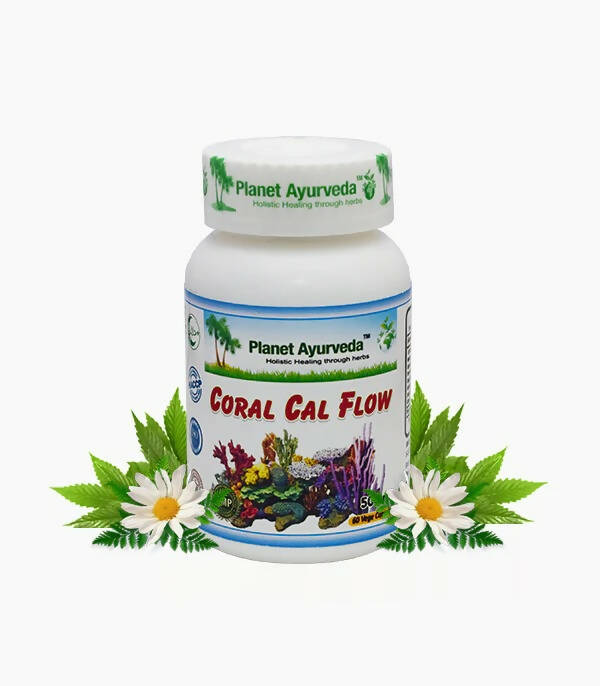 Planet Ayurveda Coral Cal Flow Capsules - 60 tabs image 2