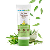 Mamaearth Tea Tree Face Scrub For Skin Purification - 100 gms image 1