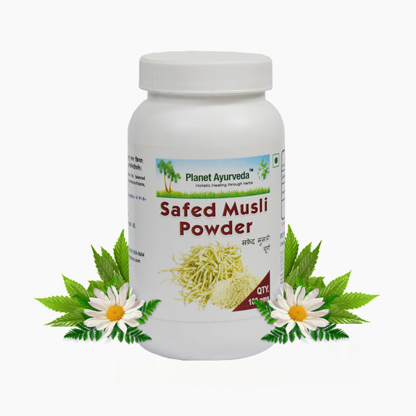 Planet Ayurveda Safed Musli Powder - 100 gms image 1