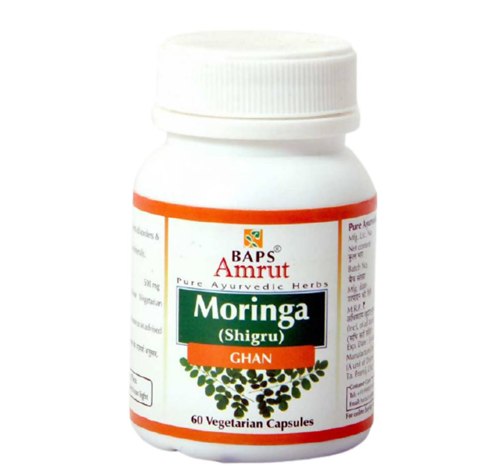 Baps Amrut Moringa Ghan Capsule - 60 tabs image 1