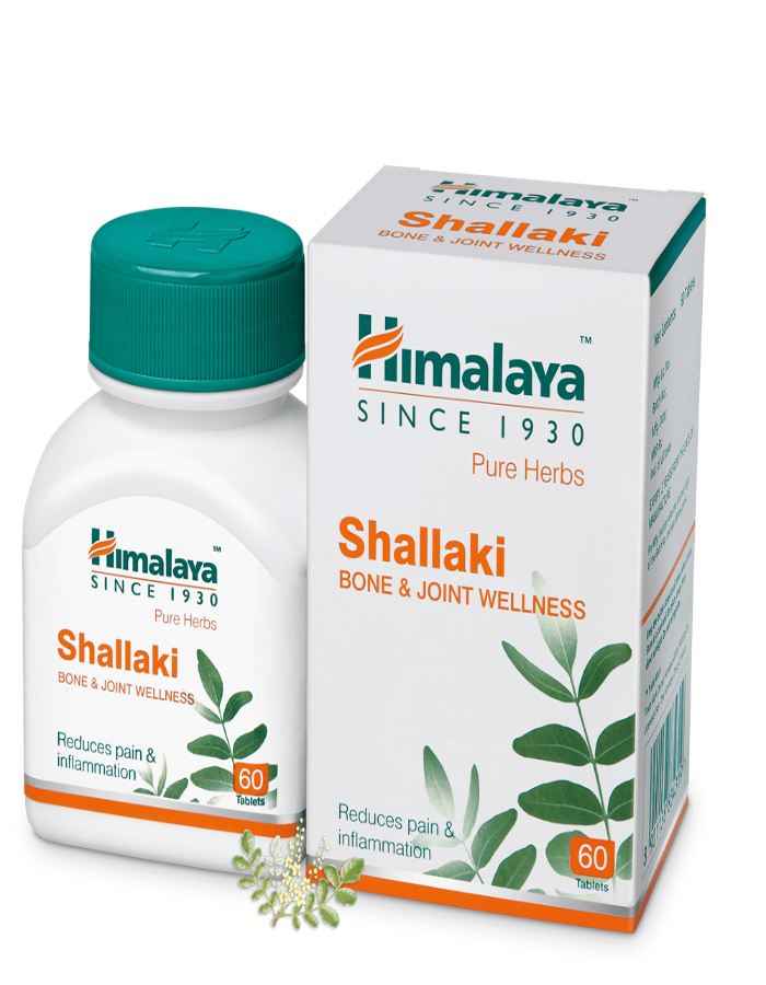 Himalaya Pure Herbs Shallaki Bone & Joint Wellness - 60 tabs image 2