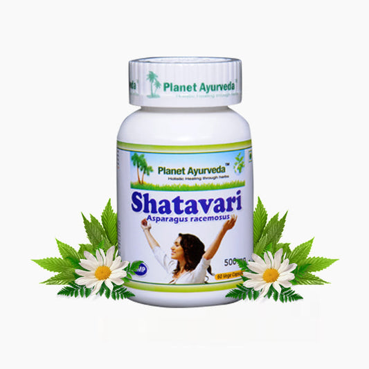 Planet Ayurveda Shatavari Capsules - 60 tabs image 1
