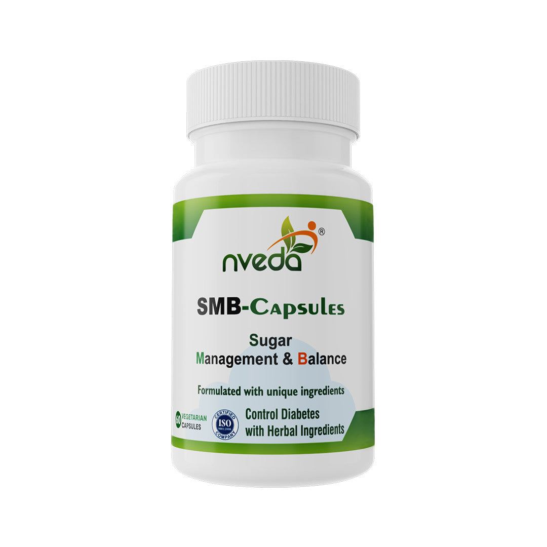 Nveda SMB Capsules for Sugar Management and Balance - 60 Capsules image 1