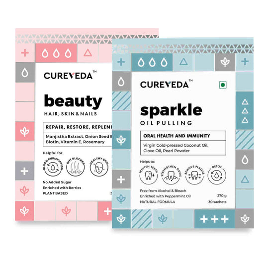 Cureveda Sparkle & Beauty Combo image 1