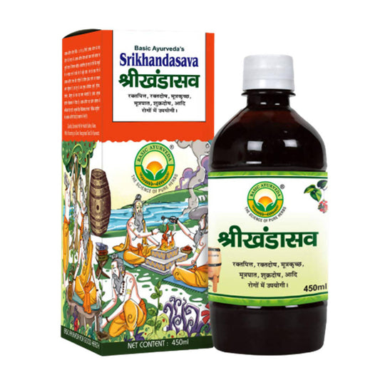 Basic Ayurveda Srikhandasava - 450 ml image 1