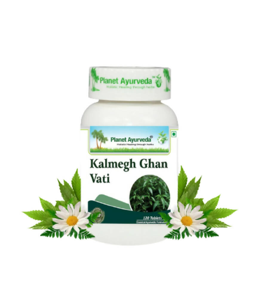 Planet Ayurveda Kalmegh Ghan Vati - 120 tabs image 1