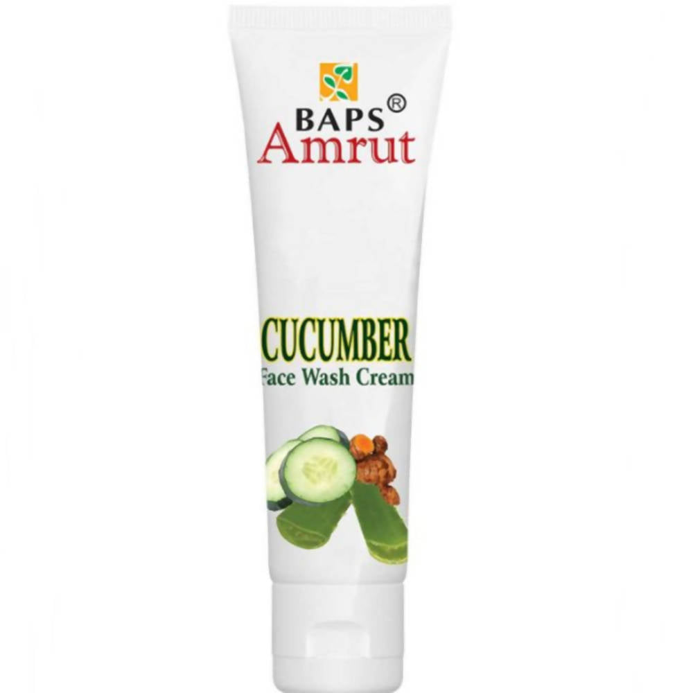 Baps Amrut Cucumber Face Wash Cream - 100 ml image 1