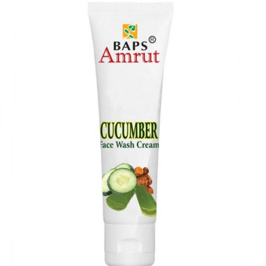 Baps Amrut Cucumber Face Wash Cream - 100 ml image 1