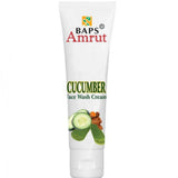 Baps Amrut Cucumber Face Wash Cream - 100 ml image 1