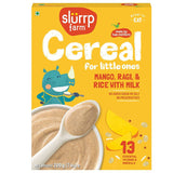 Slurrp Farm Mango & Ragi & Rice With Milk Cereal For Little Ones - 200 gms image 2