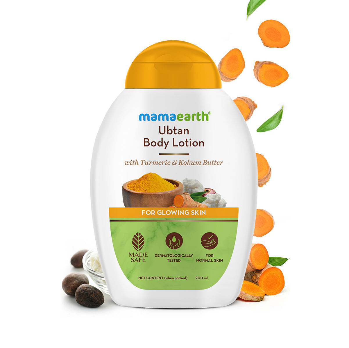 Mamaearth Ubtan Body Lotion with Turmeric & Kokum Butter – Daily Moisturizer for Normal Skin image 1