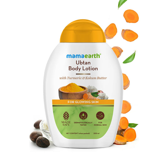 Mamaearth Ubtan Body Lotion with Turmeric & Kokum Butter – Daily Moisturizer for Normal Skin image 1