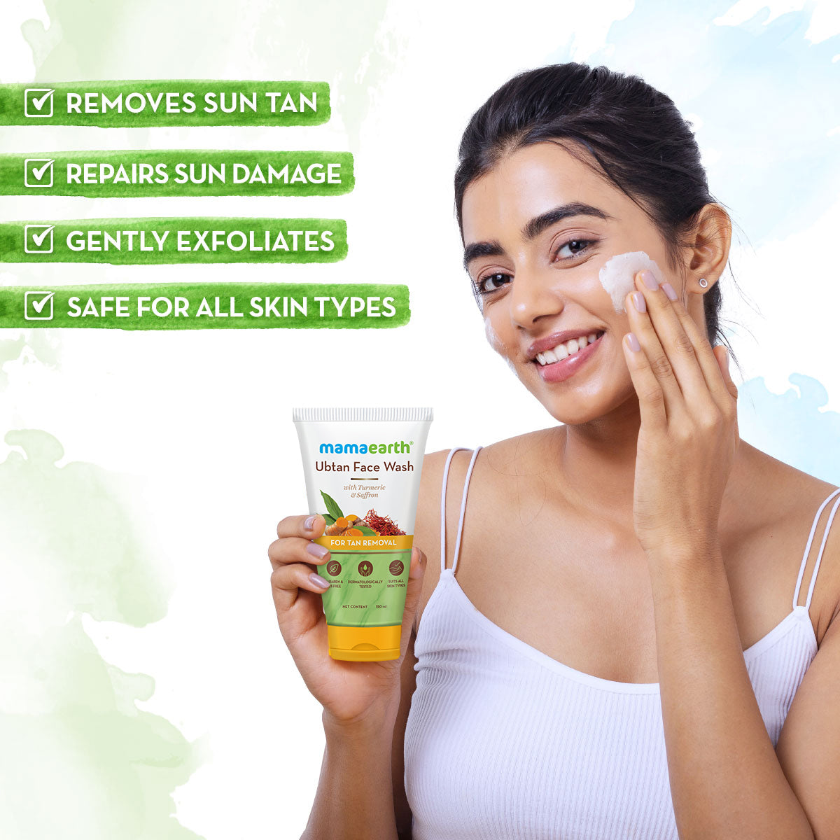 Mamaearth Ubtan Face Wash - Pack of 2 image 3