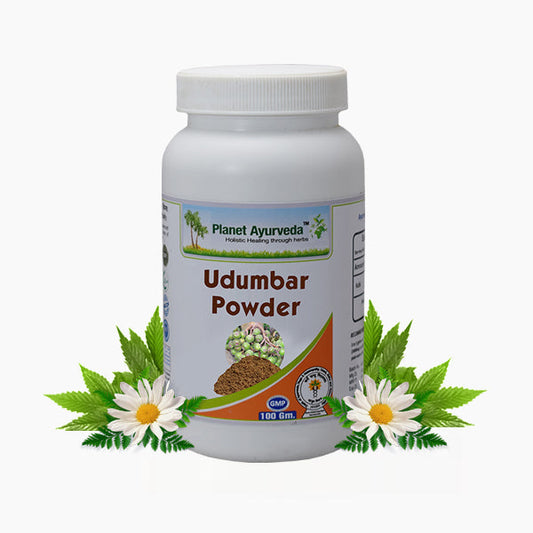 Planet Ayurveda Udumbar Powder - 100g | Natural Herbal Supplement image 1