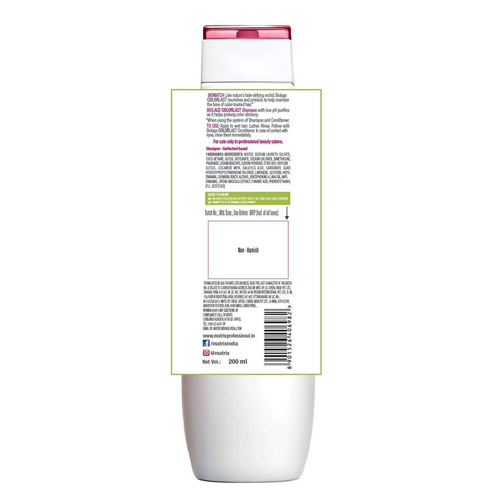 Matrix Biolage Colorlast Color Orchid Shampoo image 2