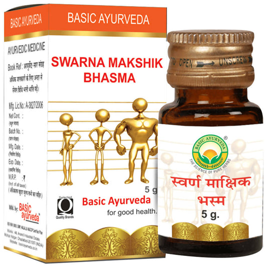 Basic Ayurveda Swarna Makshik Bhasma image 1