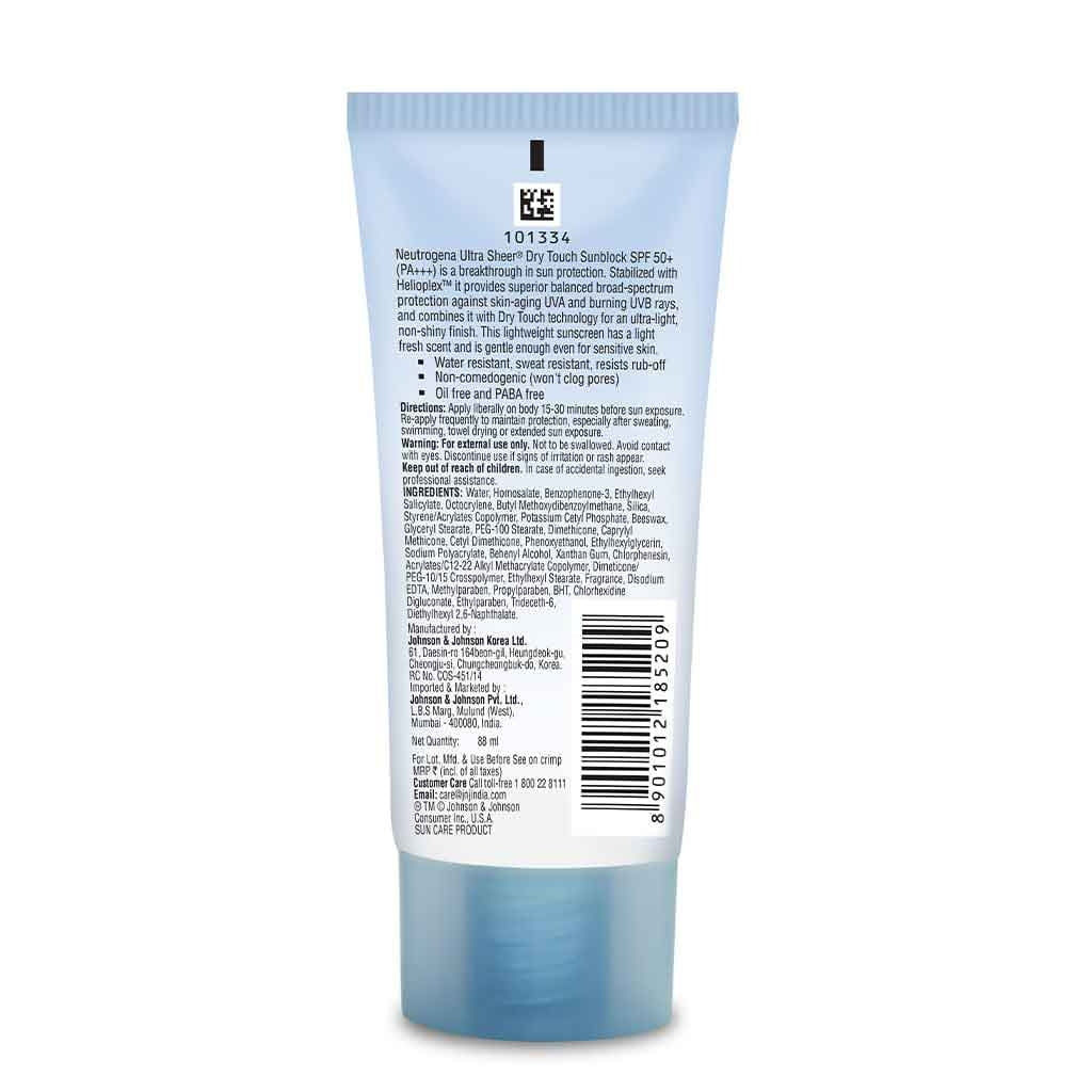 Neutrogena® Ultra Sheer Dry Touch Sunscreen SPF 50+ image 4