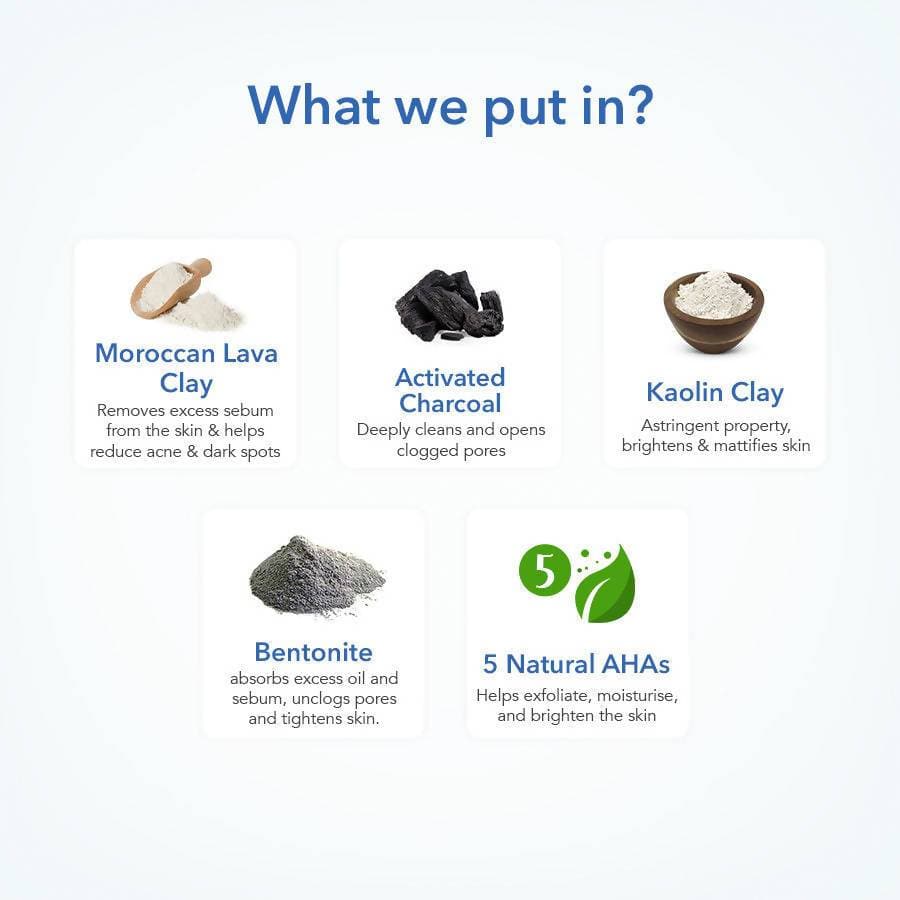 The Moms Co Natural Clay Deep Purifying Face Kit image 4