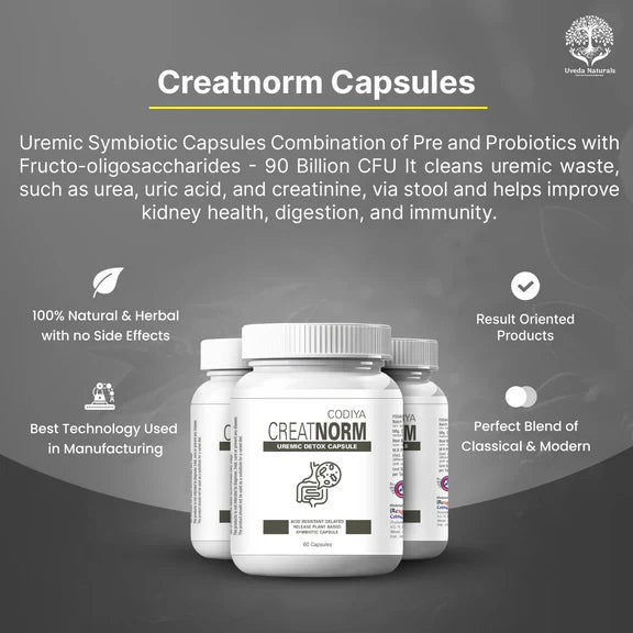 Uveda Naturals Creatnorm Capsules -60 caps image 3