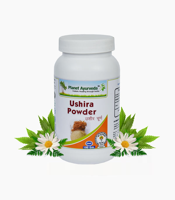 Planet Ayurveda Ushira Powder - 100g | Natural Herbal Supplement image 3