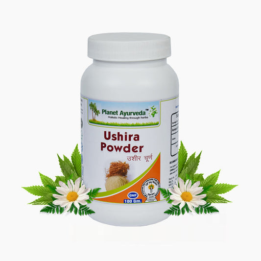 Planet Ayurveda Ushira Powder - 100g | Natural Herbal Supplement image 1
