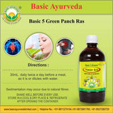 Basic Ayurveda Basic 5 Green Panch Ras - 500 ml image 2