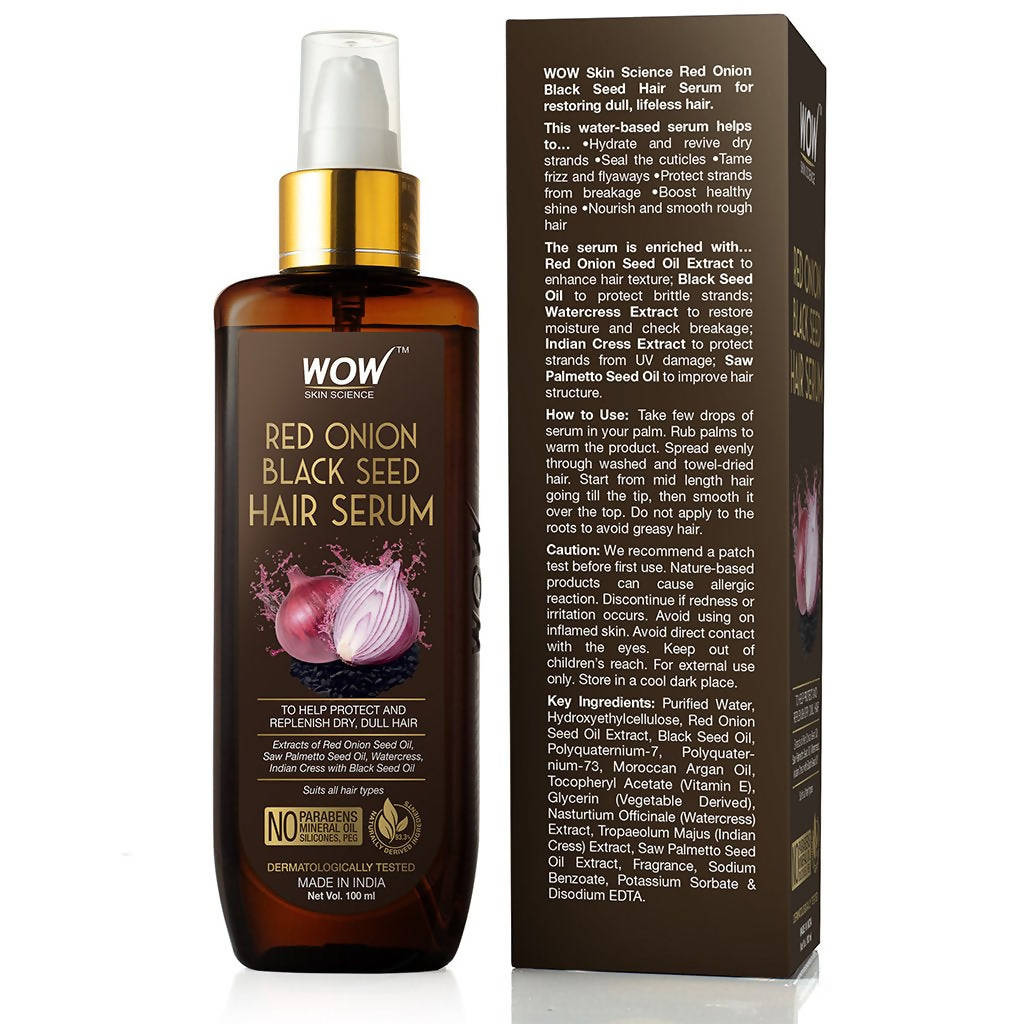 Wow Skin Science Red Onion Black Seed Hair Serum - 100 ml image 2