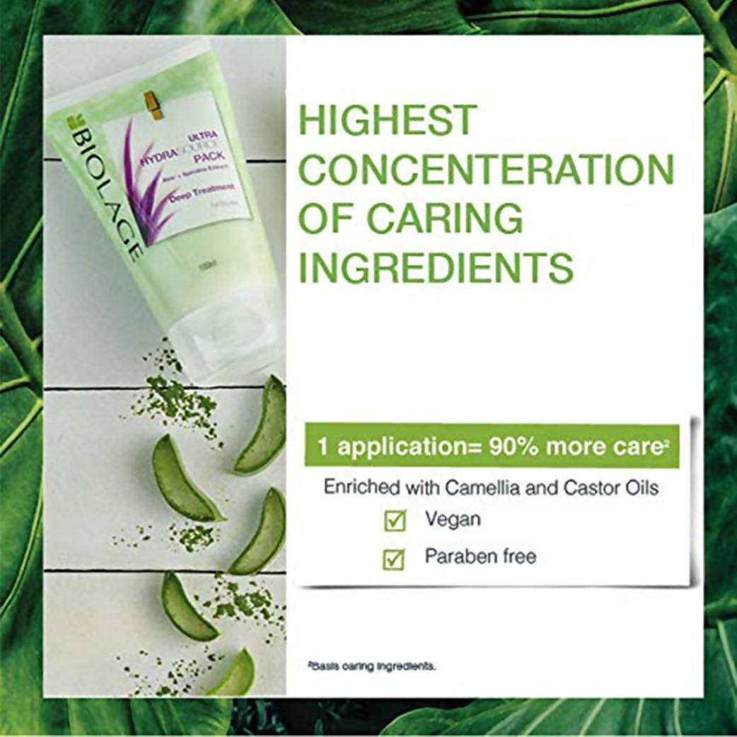 Matrix Biolage Ultra HydraSource Deep Treatment Hair Mask for Very Dry Hair – 3.4 oz image 5