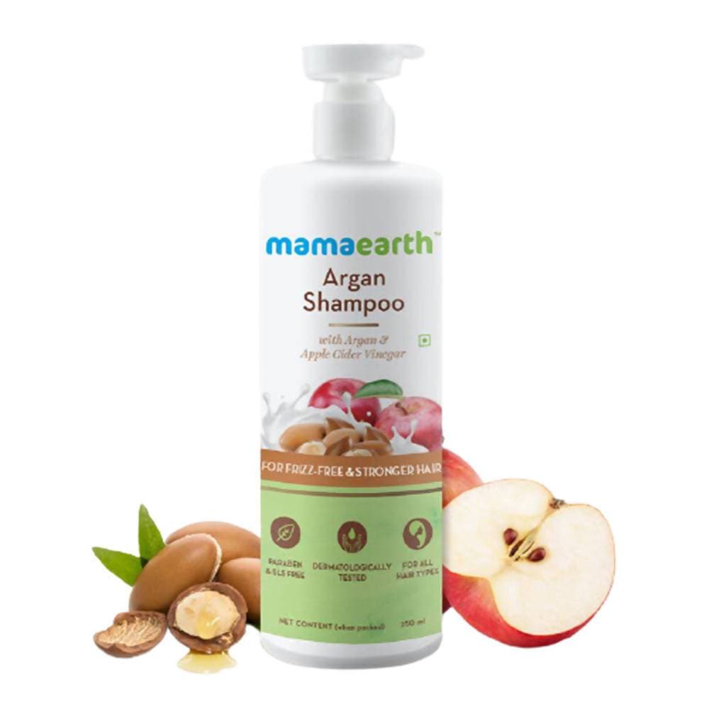 Mamaearth Argan Shampoo For Frizz-Free & Stronger Hair - 250 ml image 5