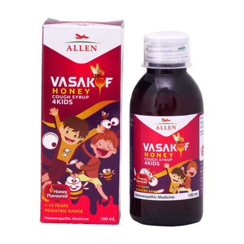 Allen Homeopathy Vasakof Honey Cough Syrup 4Kids image 1