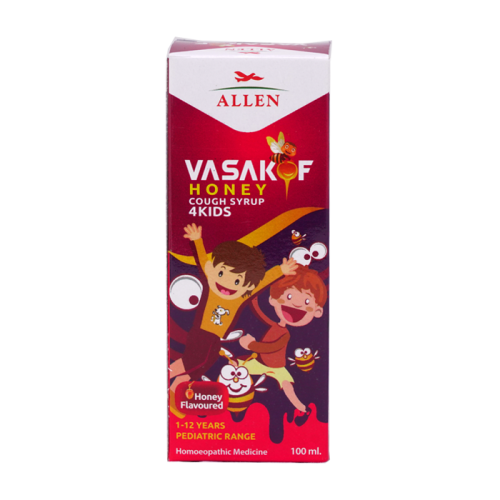 Allen Homeopathy Vasakof Honey Cough Syrup 4Kids image 2